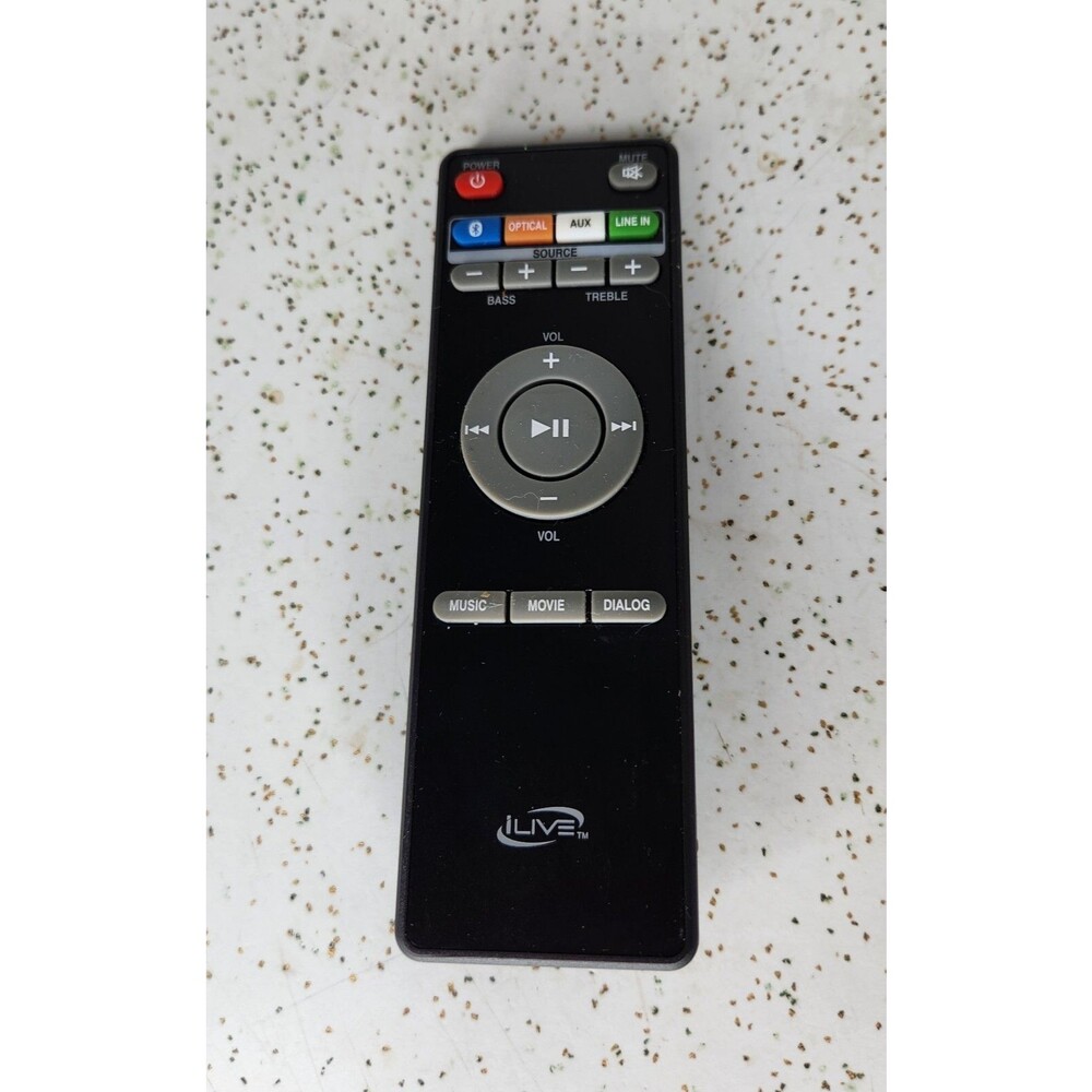 GENUINE ILIVE ITB474B BLUETOOTH SOUNDBAR REMOTE - TESTED AND WORKING